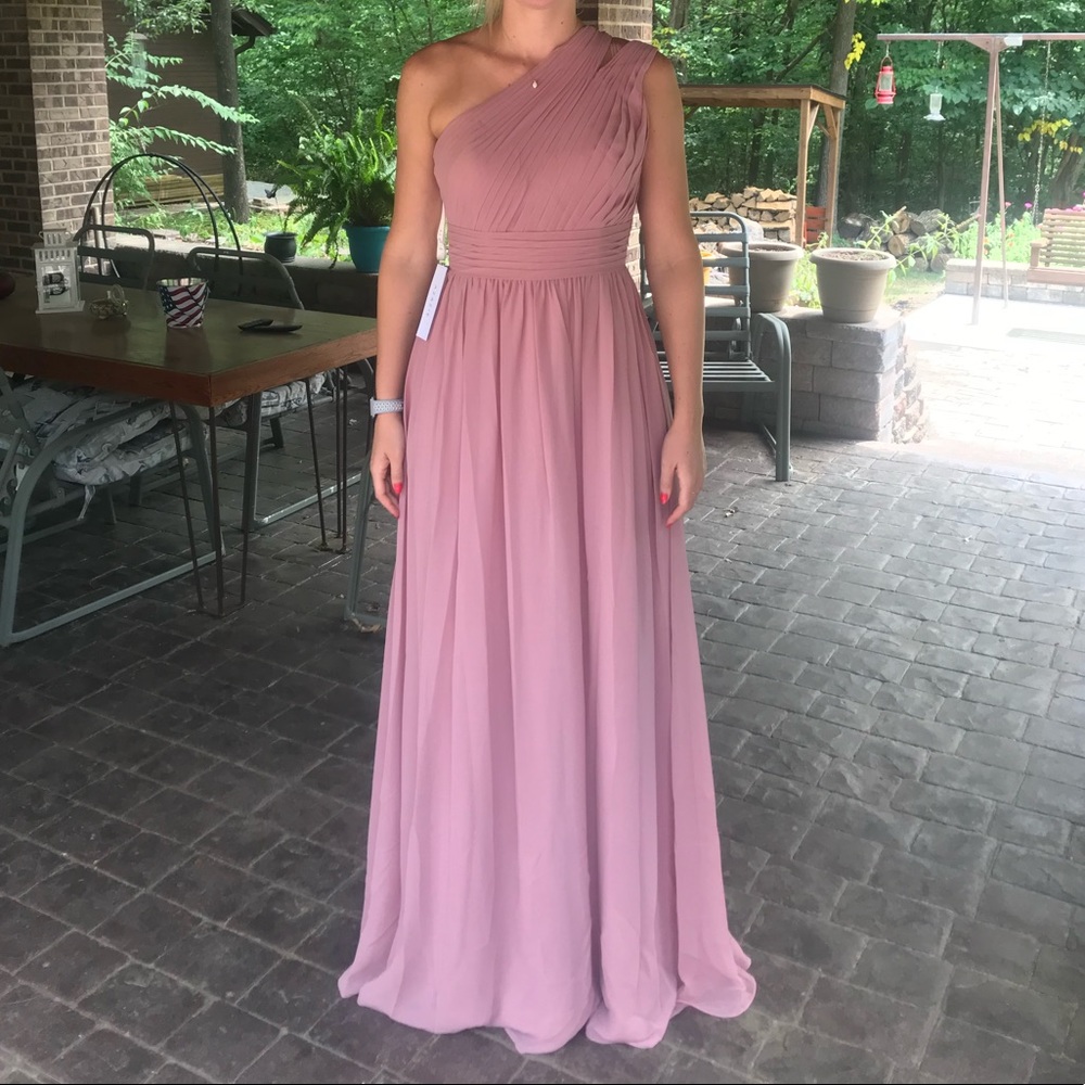 Azazie “Molly” Dress in Dusty Rose